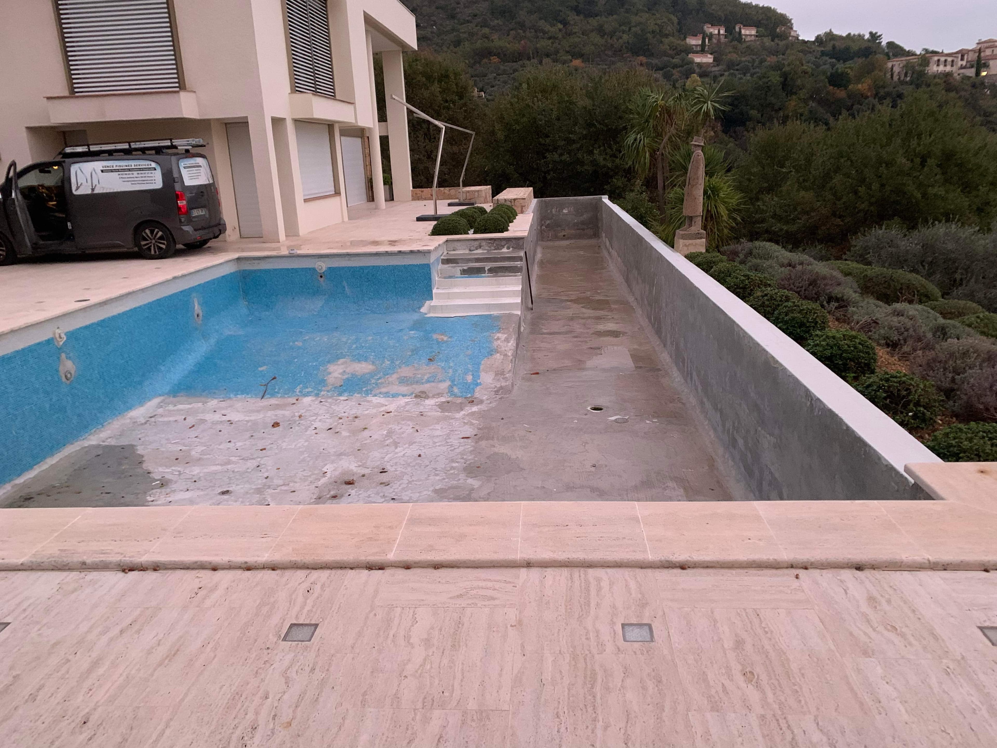 Réalisation piscine — Vence Piscines Services